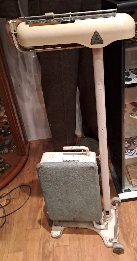 Vintage weegschaal van Stathas, Antiek en Kunst, Ophalen