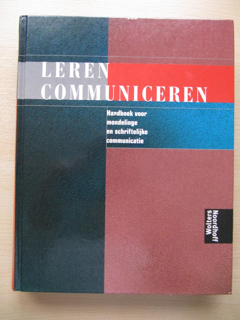 Leren communiceren van Steehouder en anderen, Boeken, Steehouder en anderen, Zo goed als nieuw, Alpha, HBO