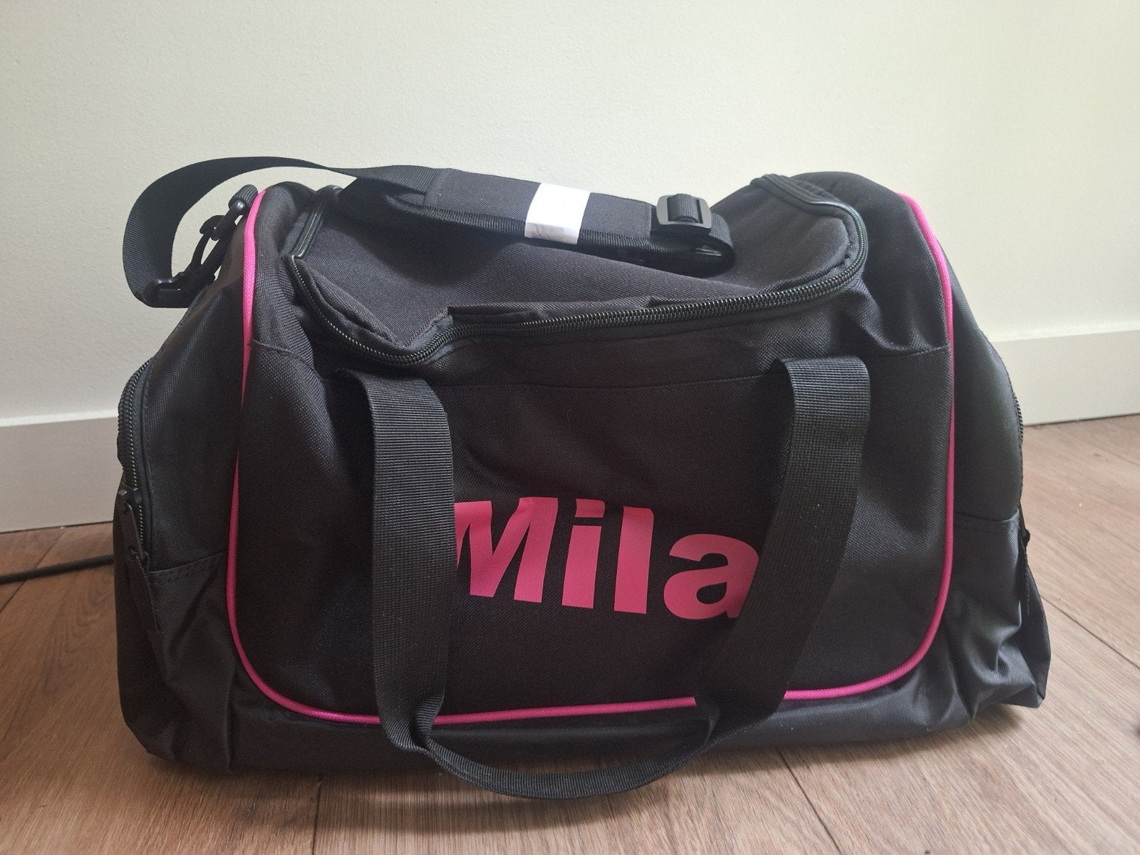 Sporttas / paardrijtas met naam Mila - nieuw, Mila, Ophalen of Verzenden, Zo goed als nieuw