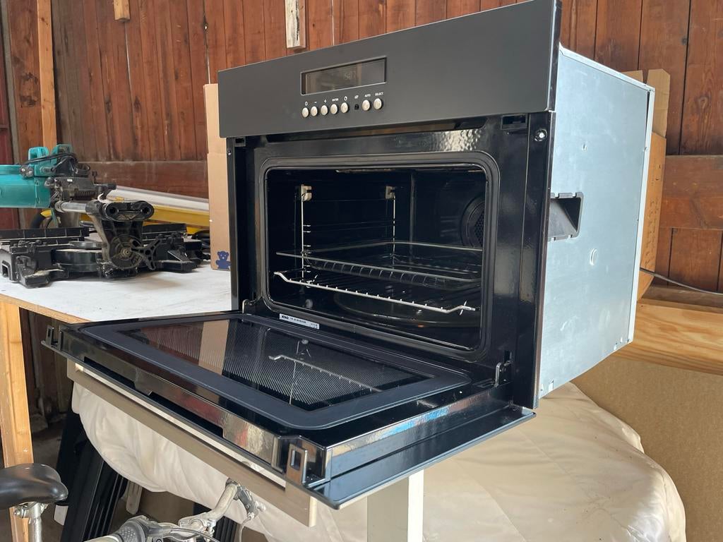 Inbouw Heteluchtoven - Zwart, Zo goed als nieuw, Witgoed en Apparatuur, Ovens, Ophalen, 45 tot 50 cm, Overige merken, Hete lucht