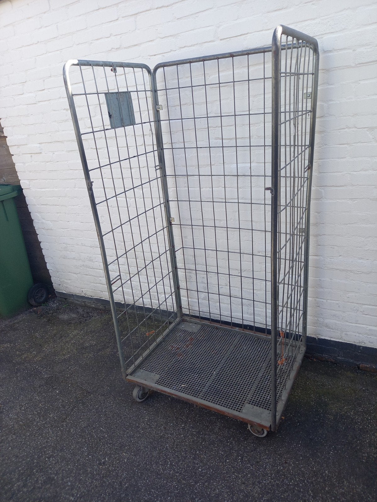Rolcontainer 3 heks, 100 liter of meer, Ophalen, Transportkar