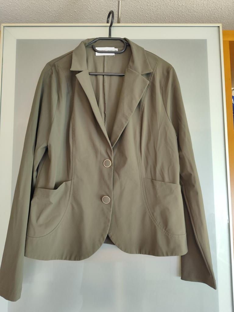 Helena hart travelstof xxl groen blazer, Ophalen of Verzenden, Zo goed als nieuw, Maat 46/48 (XL) of groter, Groen
