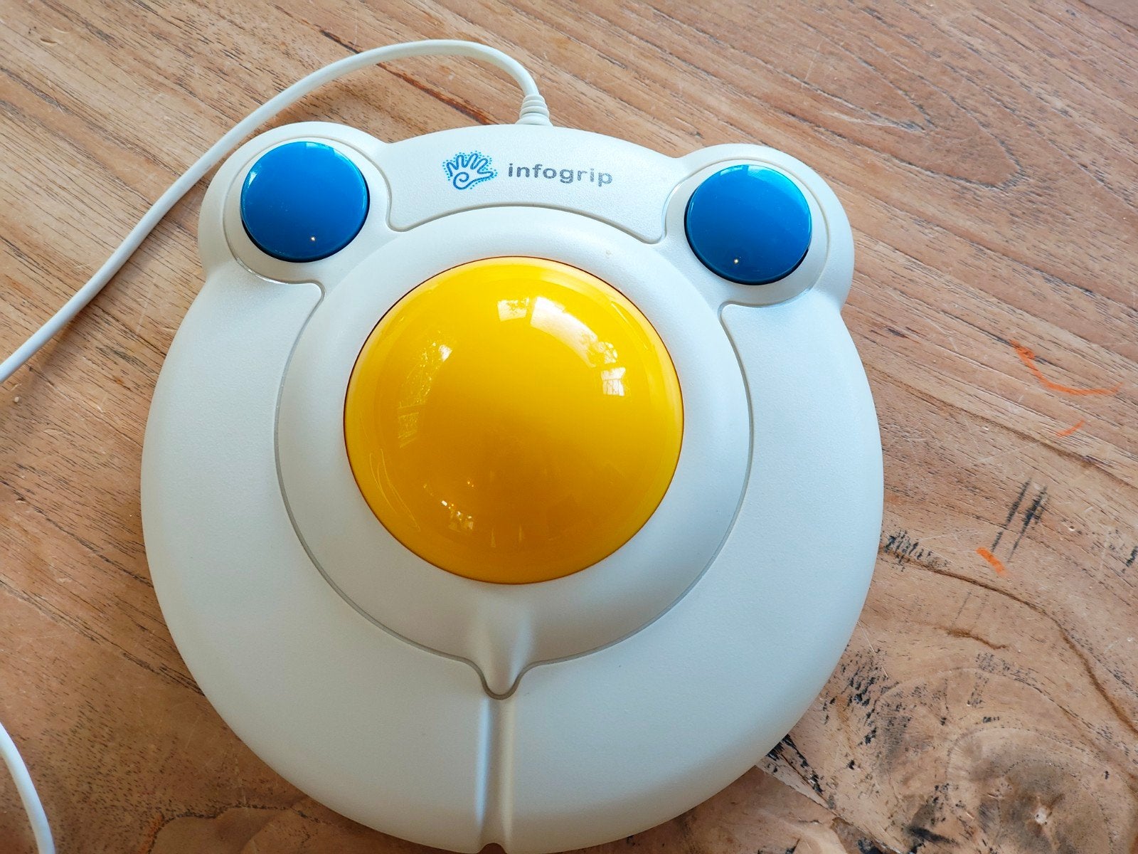 Trackball BIGtrack van Infogrip, Computers en Software, Gebruikt, Ergonomisch, Ophalen of Verzenden, Trackpad
