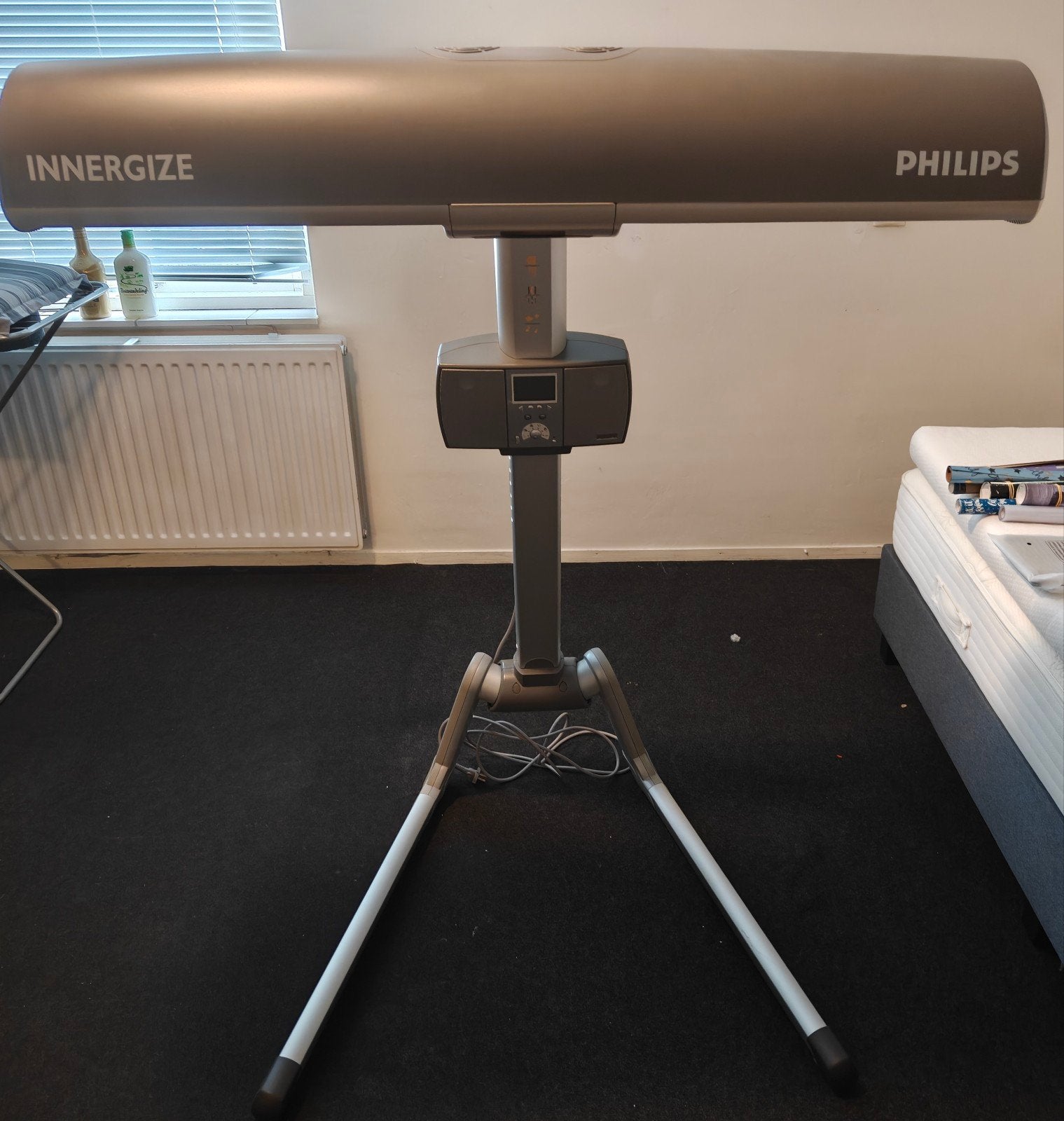Philips Innergize HB935 sunmobile, Ophalen, Zo goed als nieuw, Zonnebank enkelzijdig, Minder dan 10 lampen
