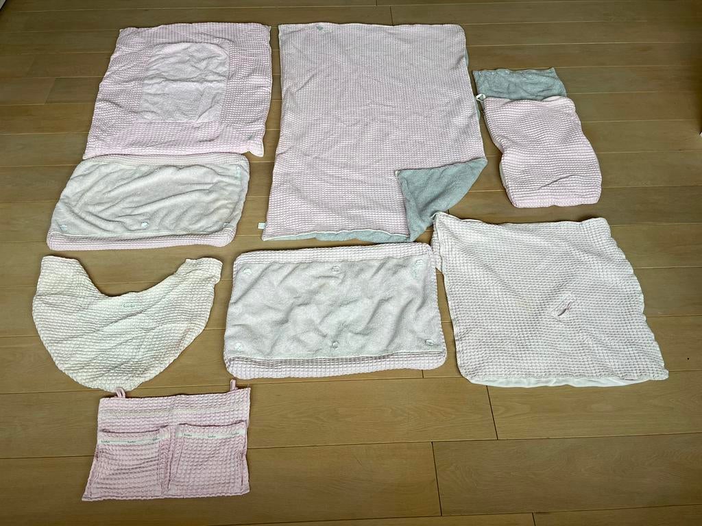 Roze Koeka babyset – mooi als pakket!, Kinderen en Baby's, Dekens, Slaapzakjes en Inbakerproducten, Ophalen, Gebruikt, 70 tot 85 cm