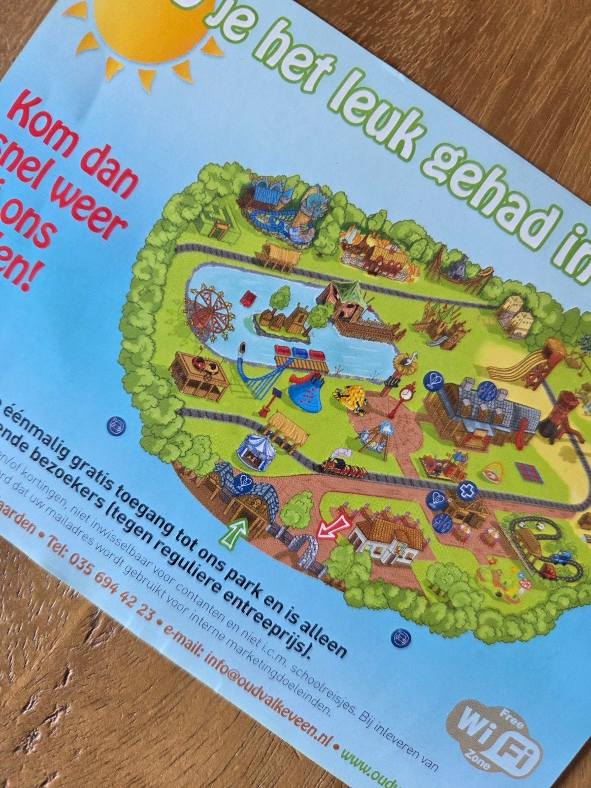 1x gratis toegang Oud Valkeveen (bij 2 betalenden), Drie personen of meer, Kortingskaart