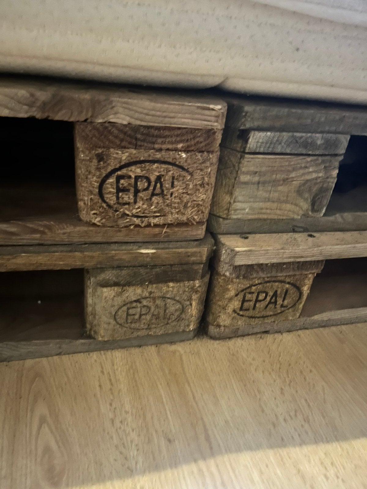 8 euro pallets, Doe-het-zelf en Verbouw, Hout en Planken, Ophalen, Zo goed als nieuw, Pallet, Minder dan 200 cm
