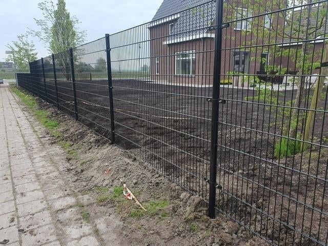 62.5 meter dubbelstaafmat hekwerk 8-6-8, H=183 centimeter!, Ophalen, S, Nieuw, Dubbelstaafmat hekwerk