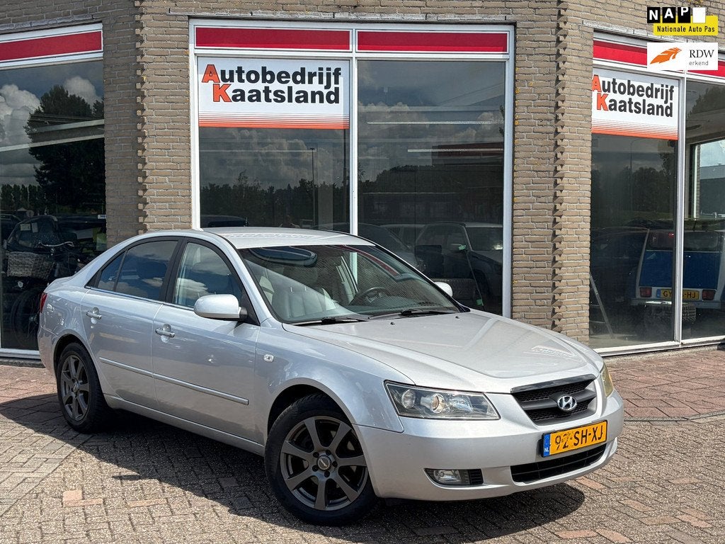 Hyundai Sonata 3.3 V6 Style - Leer - Clima - Camera - Automa, Auto's, Hyundai, Bedrijf, Te koop, Sonata, ABS, Airbags, Airconditioning