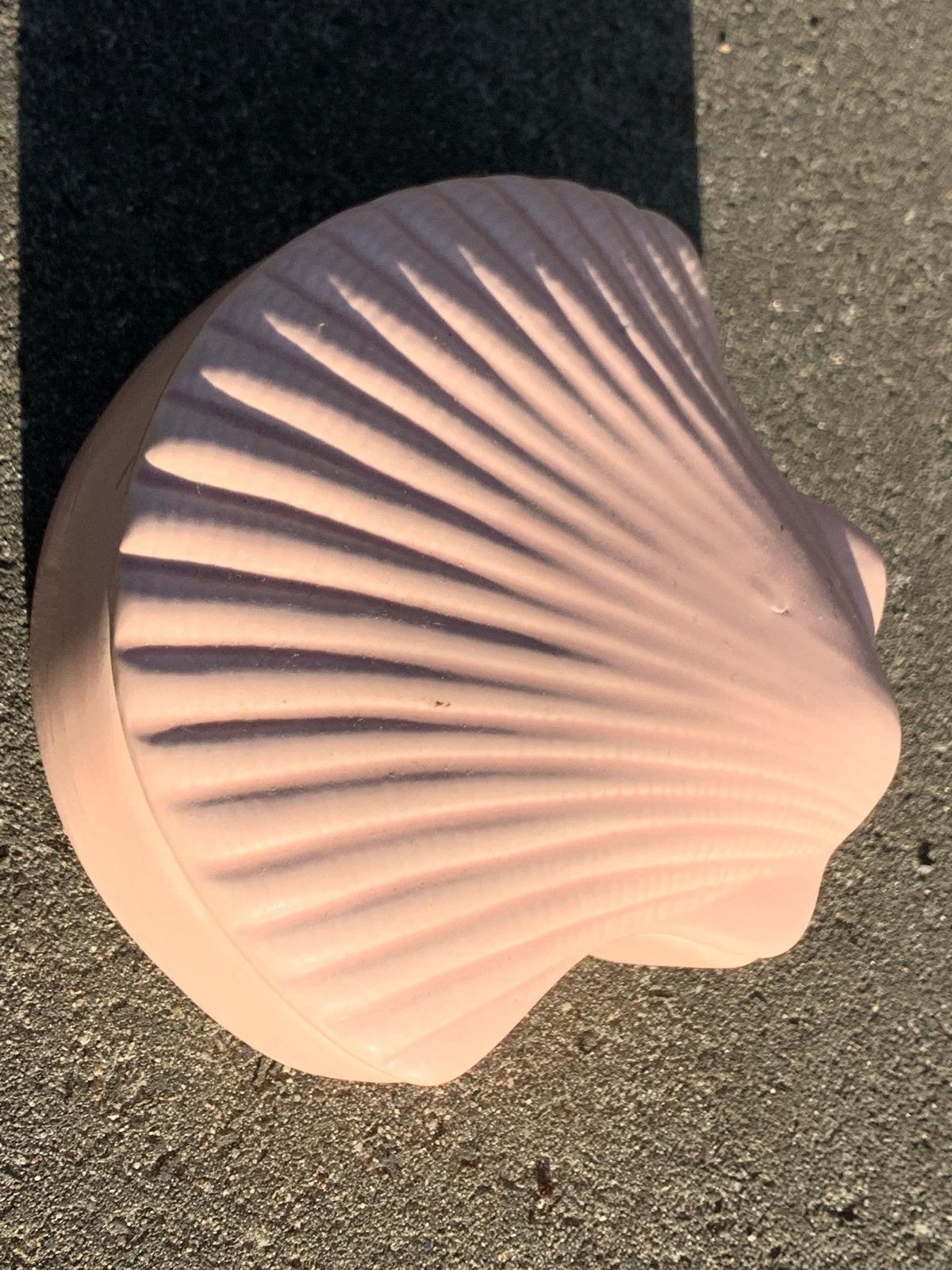Roze Porseleinen Schelp Doosje - 14x6 cm, Antiek en Kunst, Ophalen of Verzenden