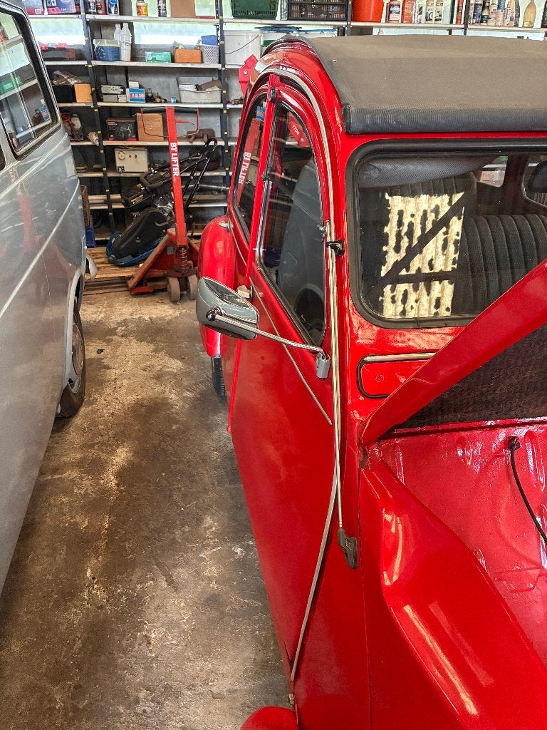 Citroën 2CV 0.6 Club S6 1988 Rood, Auto's, Voorwielaandrijving, 602 cc, Overige bekleding, Origineel Nederlands