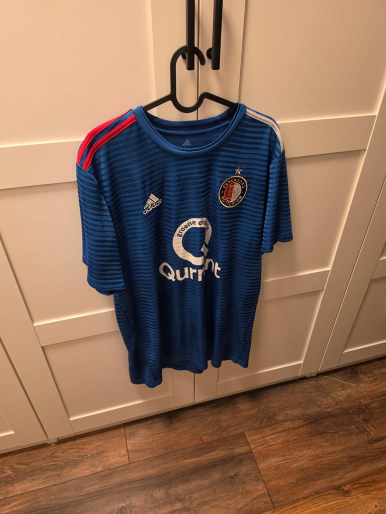 Feyenoord uitshirt 2018/2019 - Maat XL, Blauw, Maat 56/58 (XL), Ophalen of Verzenden, Adidas
