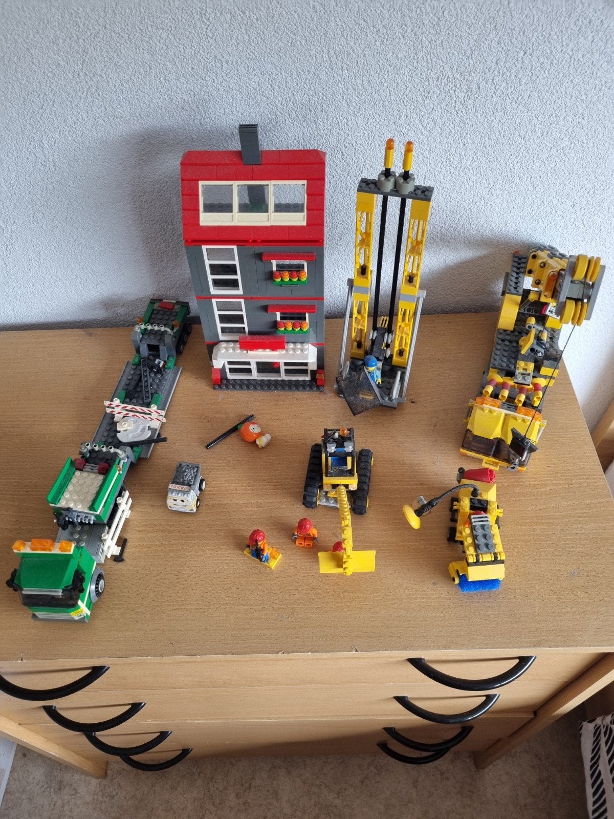 leuke lego set, Ophalen