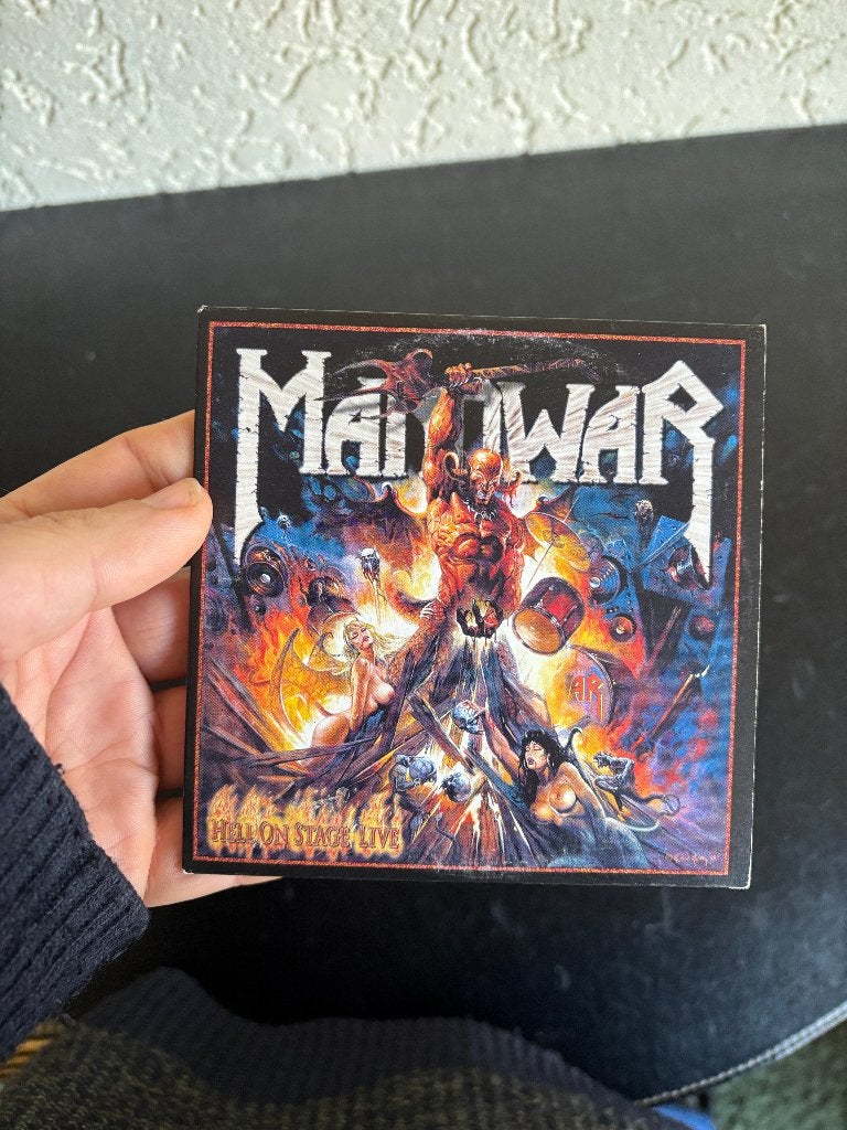 Manowar - Hell On Stage Live - 1999 - Promo sampler, Cd's en Dvd's, Ophalen of Verzenden, Gebruikt, Overige typen