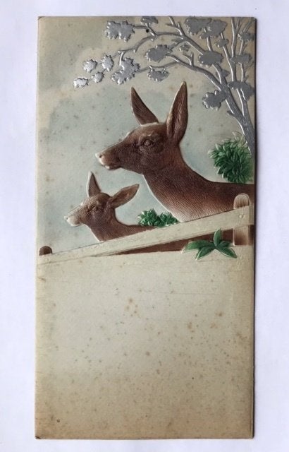 Vintage Dresdner Pappe kalender houder € 7,95 per stuk