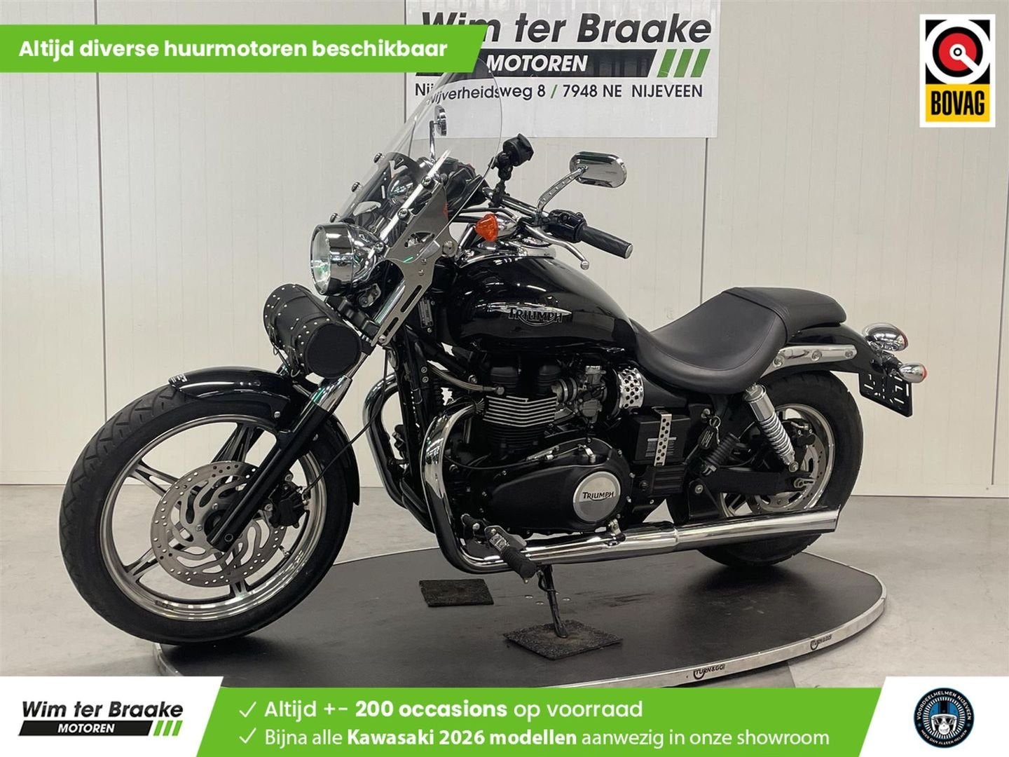 Triumph Speedmaster (bj 2013), Motoren, Motoren | Triumph, Bedrijf, Chopper, meer dan 35 kW, 2 cilinders, Motorrijbewijs A