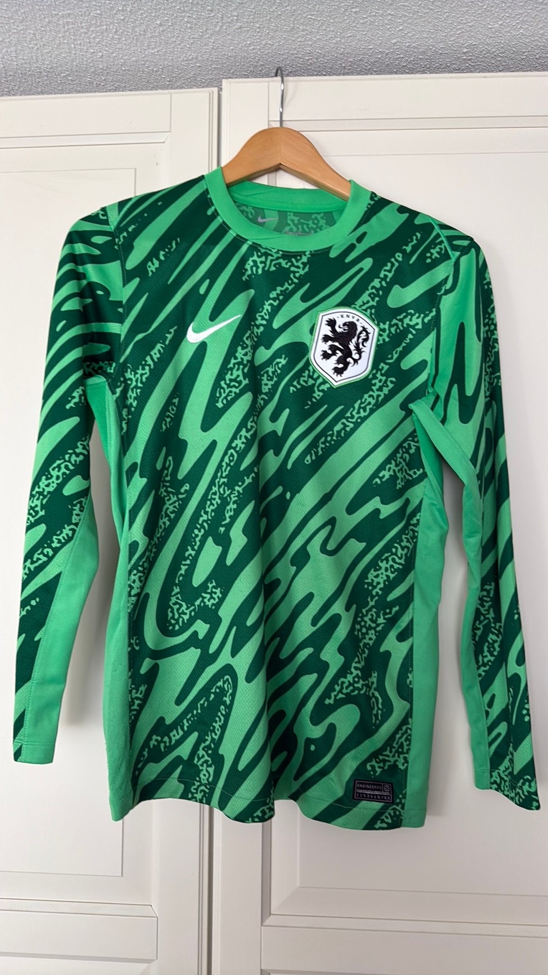 Keepersshirt knvb 158-170, Sport en Fitness, Voetbal, Maat XS of kleiner, Ophalen of Verzenden, Zo goed als nieuw, Shirt