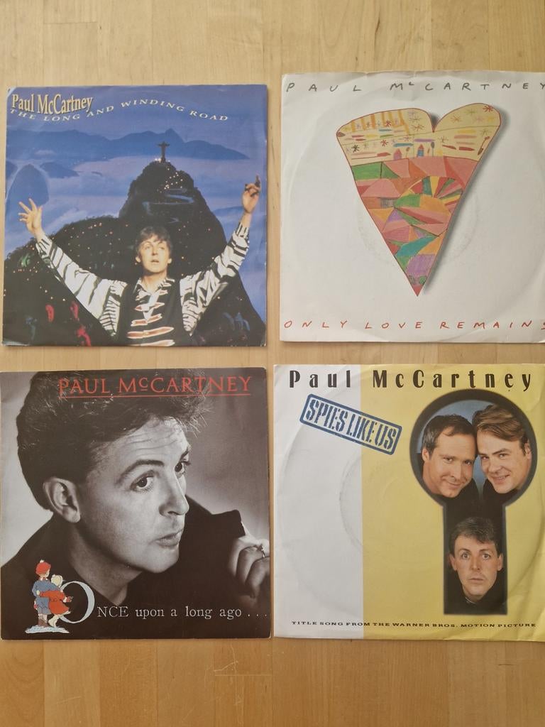 Paul McCartney - 4 Singles Vinyl Collectie, Cd's en Dvd's, 7 inch, Single, Ophalen of Verzenden, Zo goed als nieuw