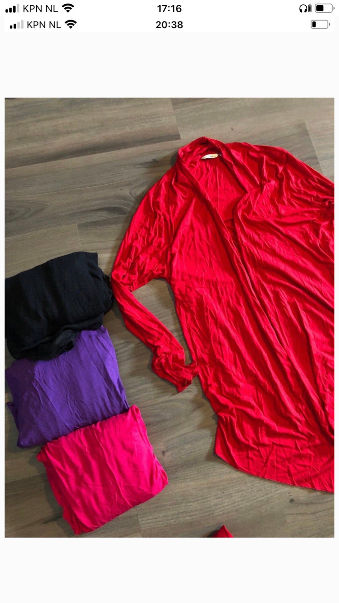 Dames lange vesten maat XXL, Ophalen of Verzenden, Zo goed als nieuw, Maat 46/48 (XL) of groter, Rood