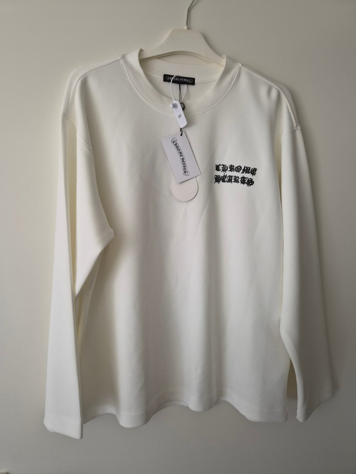 Chrome Hearts Trui - Nieuw met kaartje - Maat M, Chrome Hearts, Maat 48/50 (M), Wit, Nieuw
