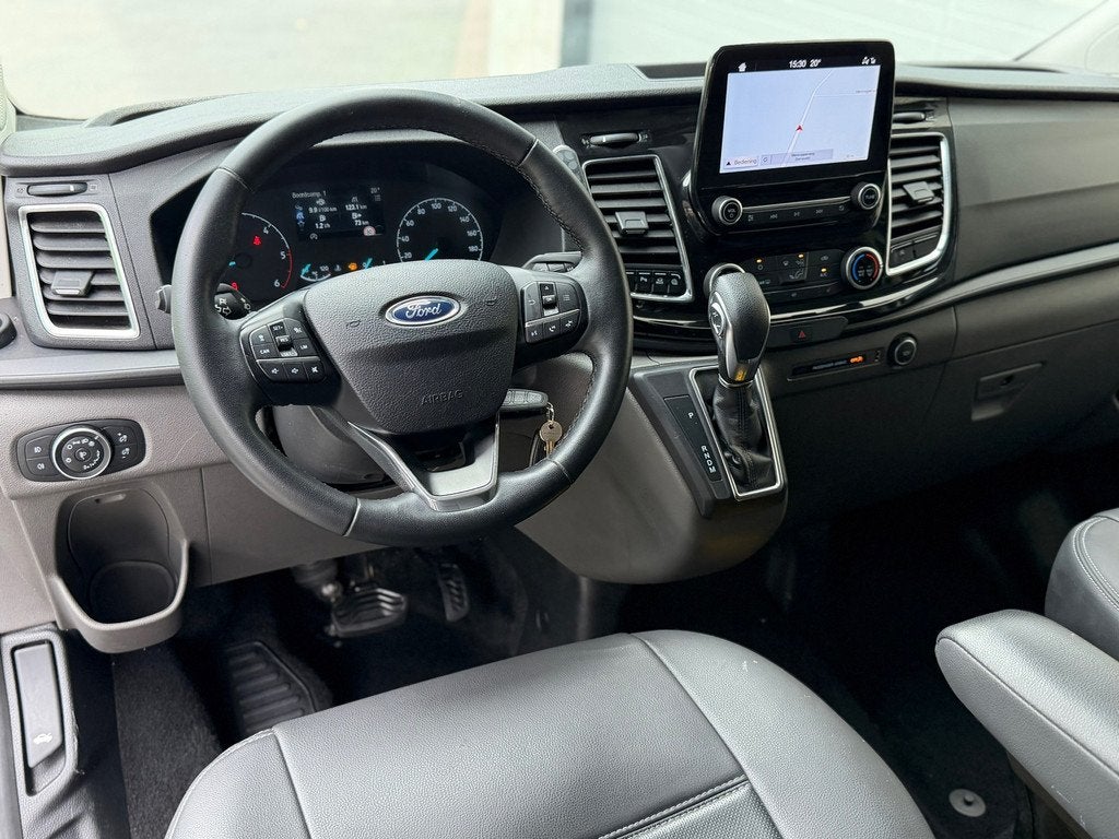 Ford Transit Custom 300 2.0 TDCI|170pk|L2H1|ACC|DC|Raptor, Auto's, Bestelauto's, 15 km/l, 4 cilinders, Leder, Bedrijf