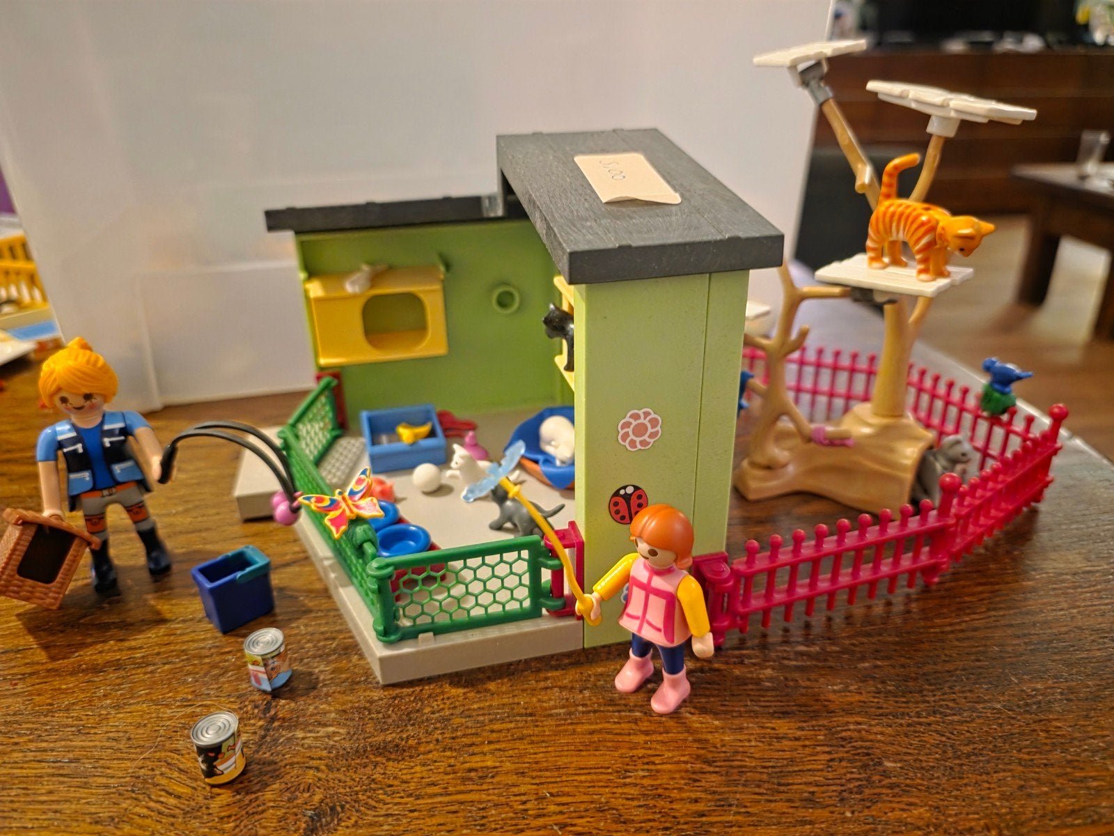 Playmobil Kattenpension compleet, Ophalen