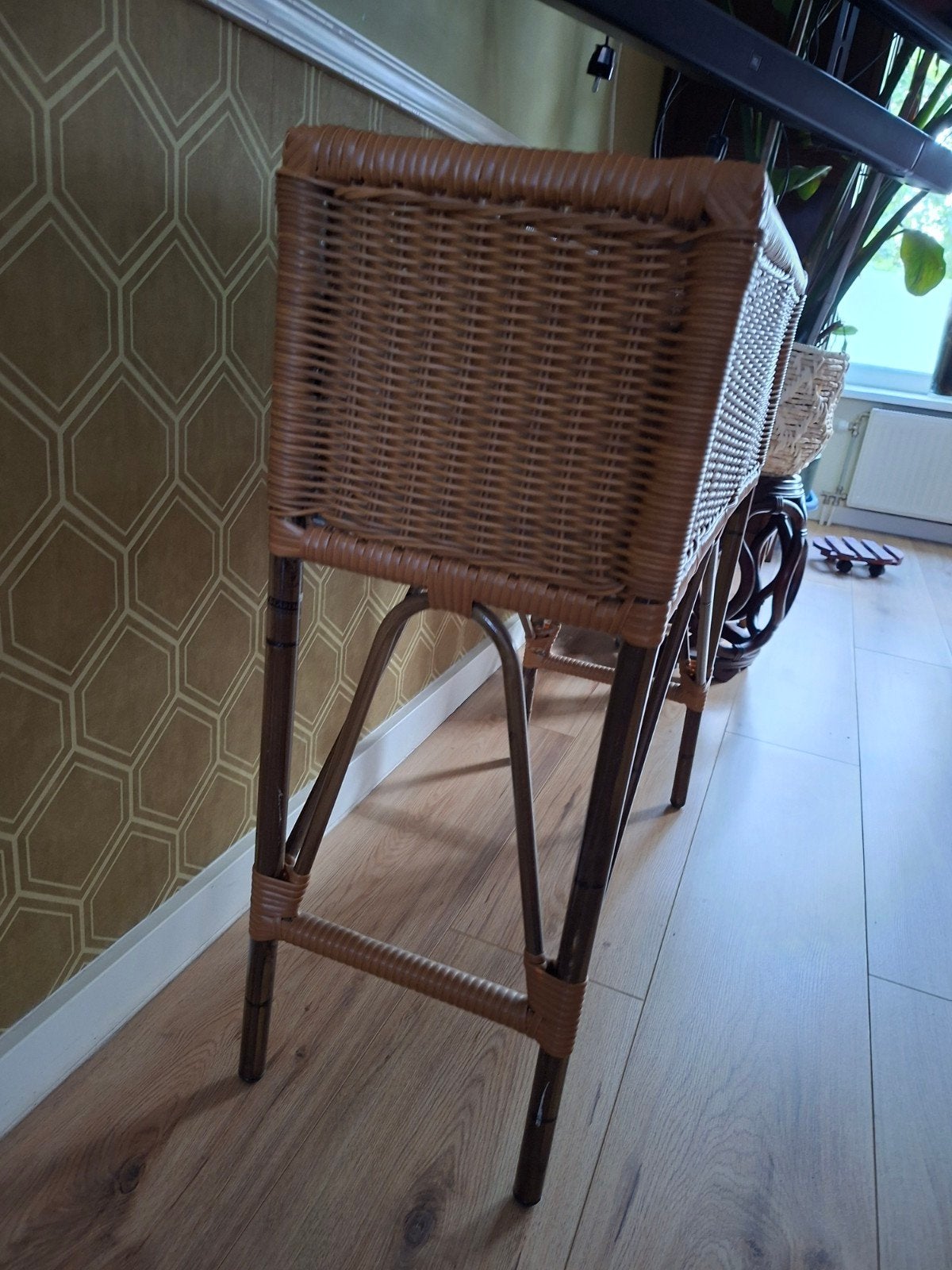 Plantenbak polyrattan, Ophalen of Verzenden