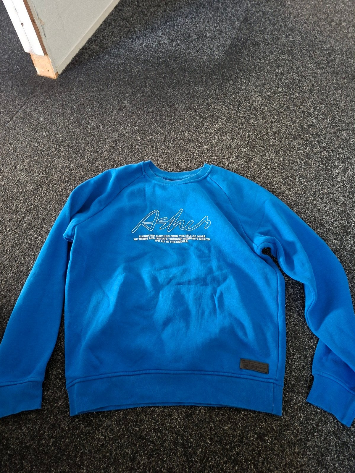 Blauwe Ashes to Dust sweater - Maat L, Ophalen of Verzenden, Maat 52/54 (L), Blauw, Ashes to Dust