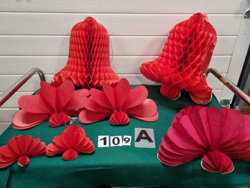 kerststerren papier retro, Diversen, Kerst, Ophalen of Verzenden, 'T Olde Gre-j, Info@toldegrej.nl, Endepoelstraat 20f Didam