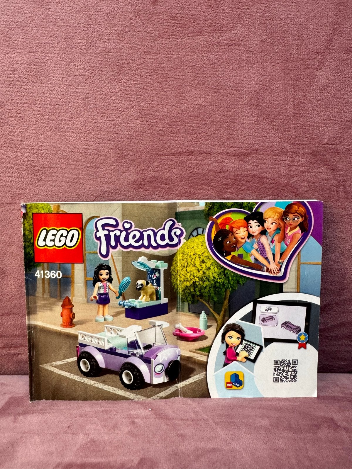 LEGO Friends 41360 Emma's Mobiele Dierenkliniek, Ophalen, Zo goed als nieuw, Overige merken
