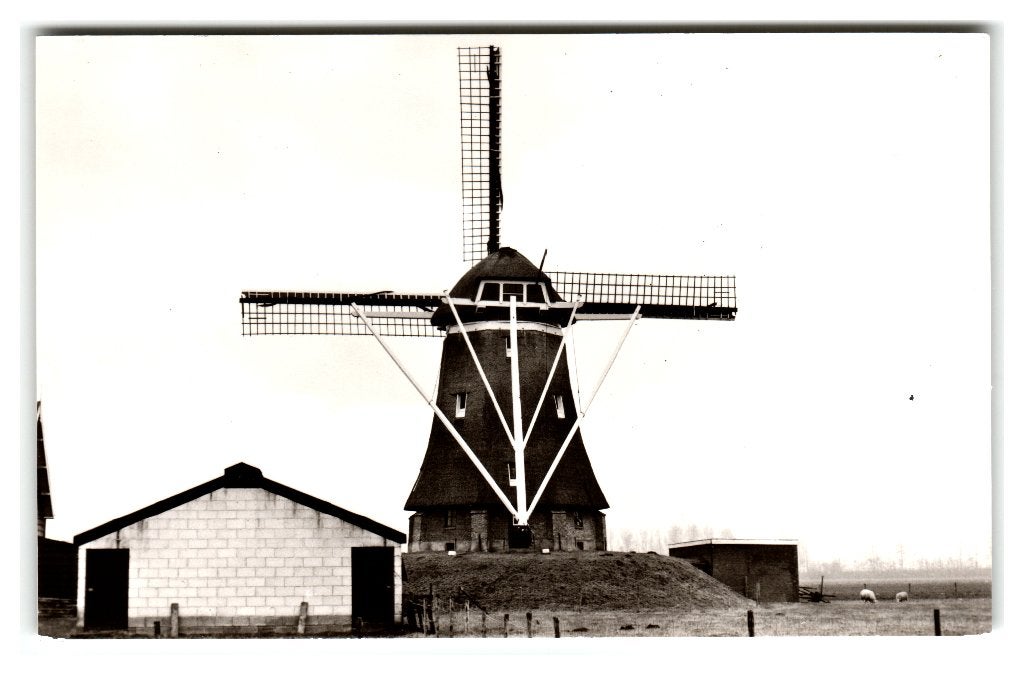 Ovezande, Korenmolen, Ophalen of Verzenden, 1960 tot 1980, Ongelopen, Zeeland