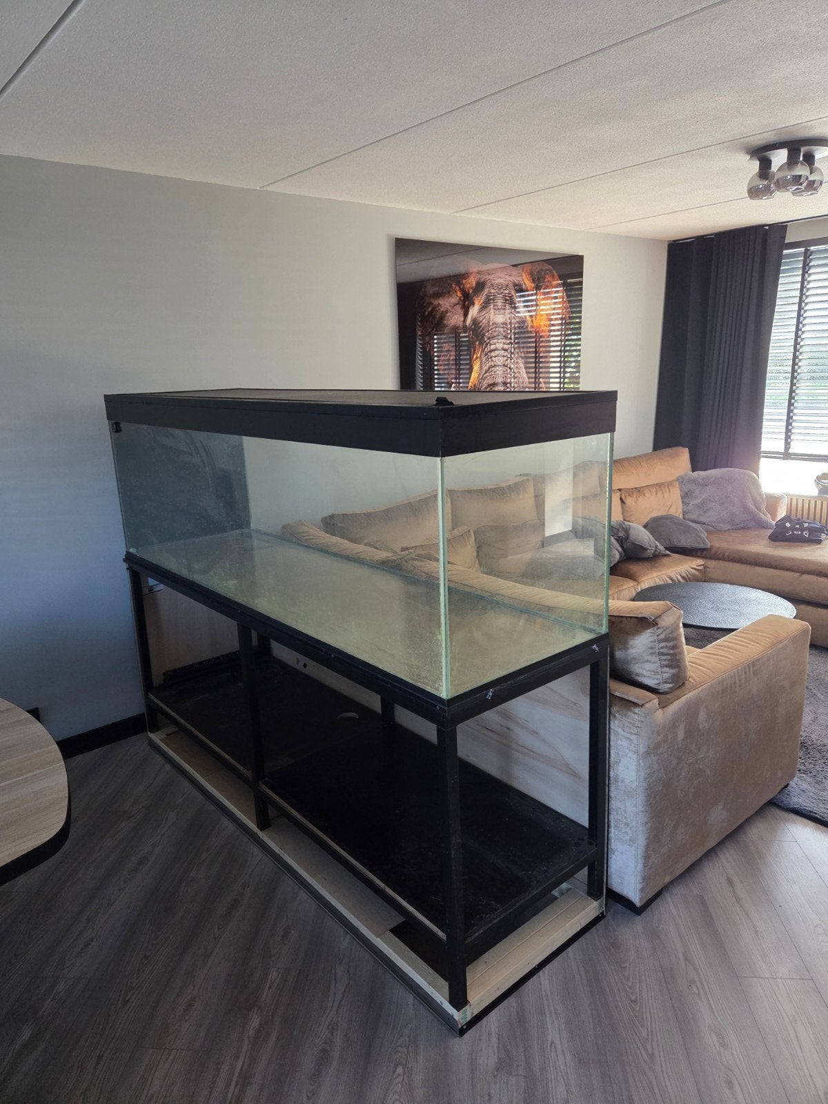 aquarium 200x60x60, Dieren en Toebehoren, Ophalen, Gebruikt, Leeg aquarium
