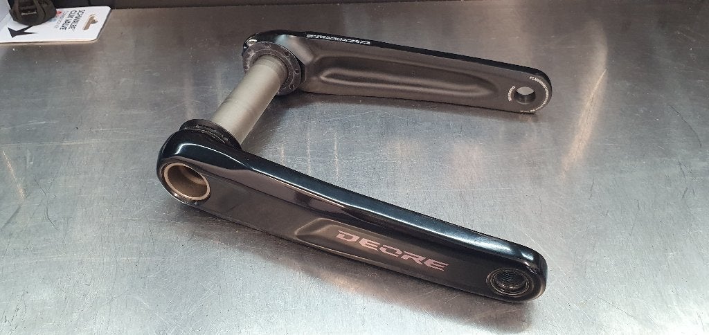 Shimano Deore 6120 crankstel, Fietsen en Brommers, Crankstel of Pedalen, Gebruikt, Ophalen of Verzenden, Aluminium