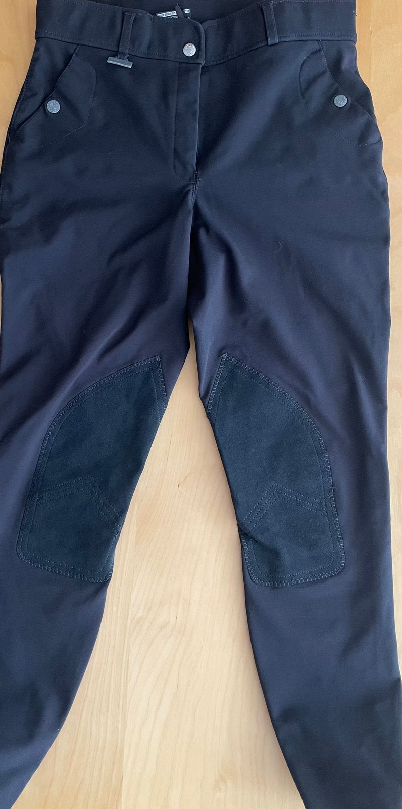 Zwarte en bruine rijbroek mt 40 Harrys Horse, Ophalen of Verzenden, Zo goed als nieuw, Dressuur, Bovenkleding