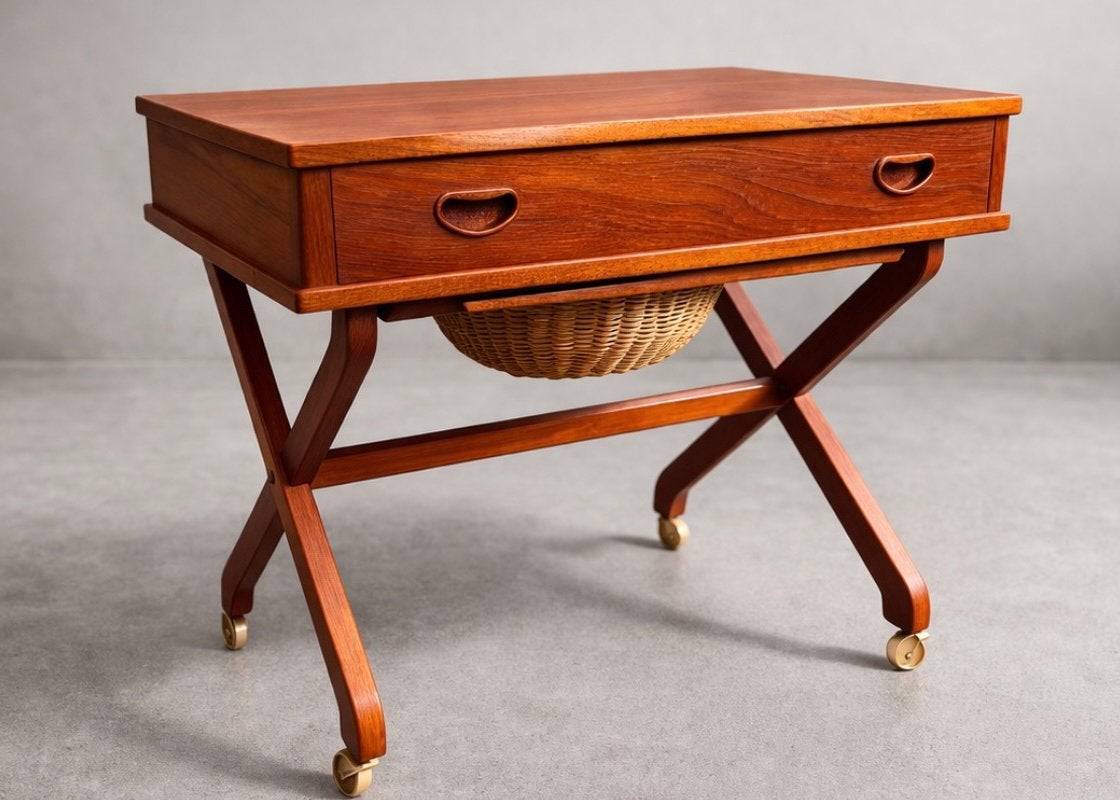 Vintage bijzettafel, wandkast, design, jaren 50, Ophalen, 50 tot 100 cm, Zo goed als nieuw, 25 tot 50 cm