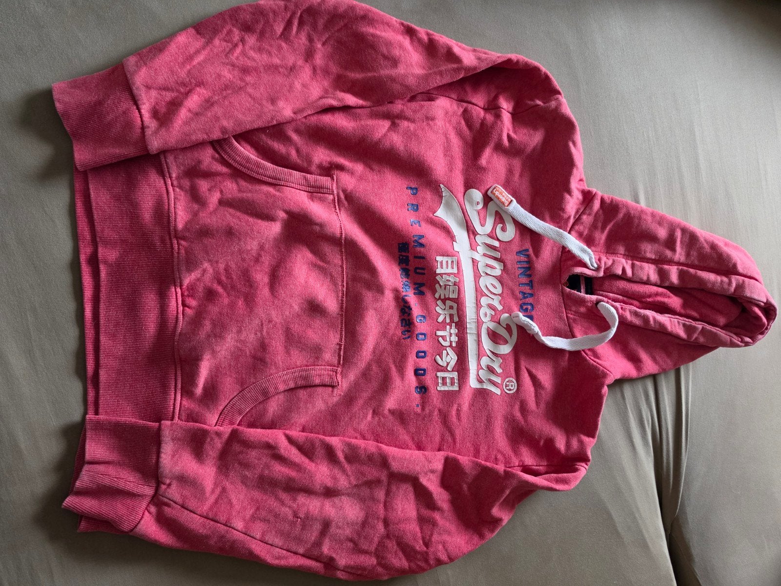Superdry roze hoodie maat 2XL, Kleding | Dames, Truien en Vesten, Superdry, Maat 46/48 (XL) of groter, Ophalen of Verzenden, Roze