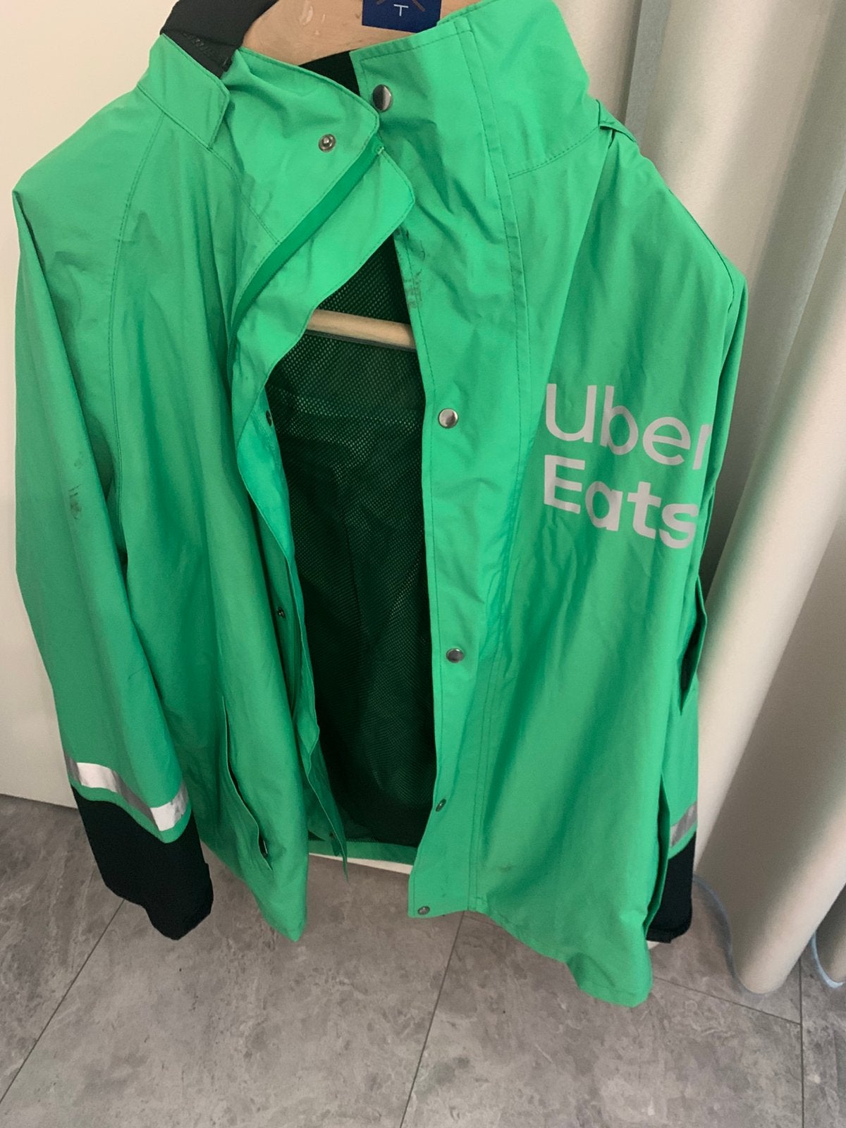 Uber Eats-bezorgjas te koop, Ophalen, Gedragen, Maat 48/50 (M), Groen