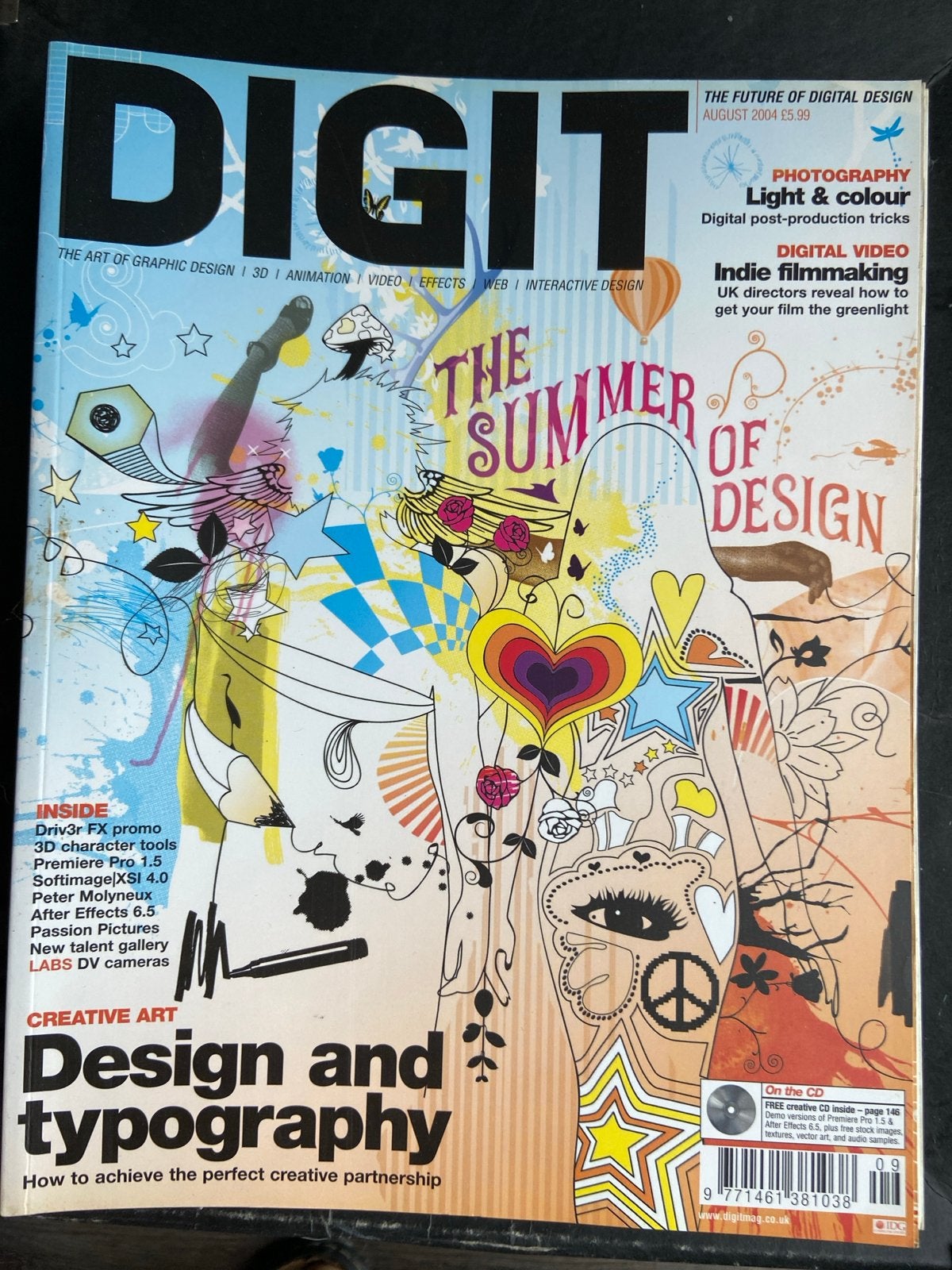 Digit Magazine - Augustus 2004 en anderen - Graphic Design, Ophalen of Verzenden, Gelezen, Overige typen