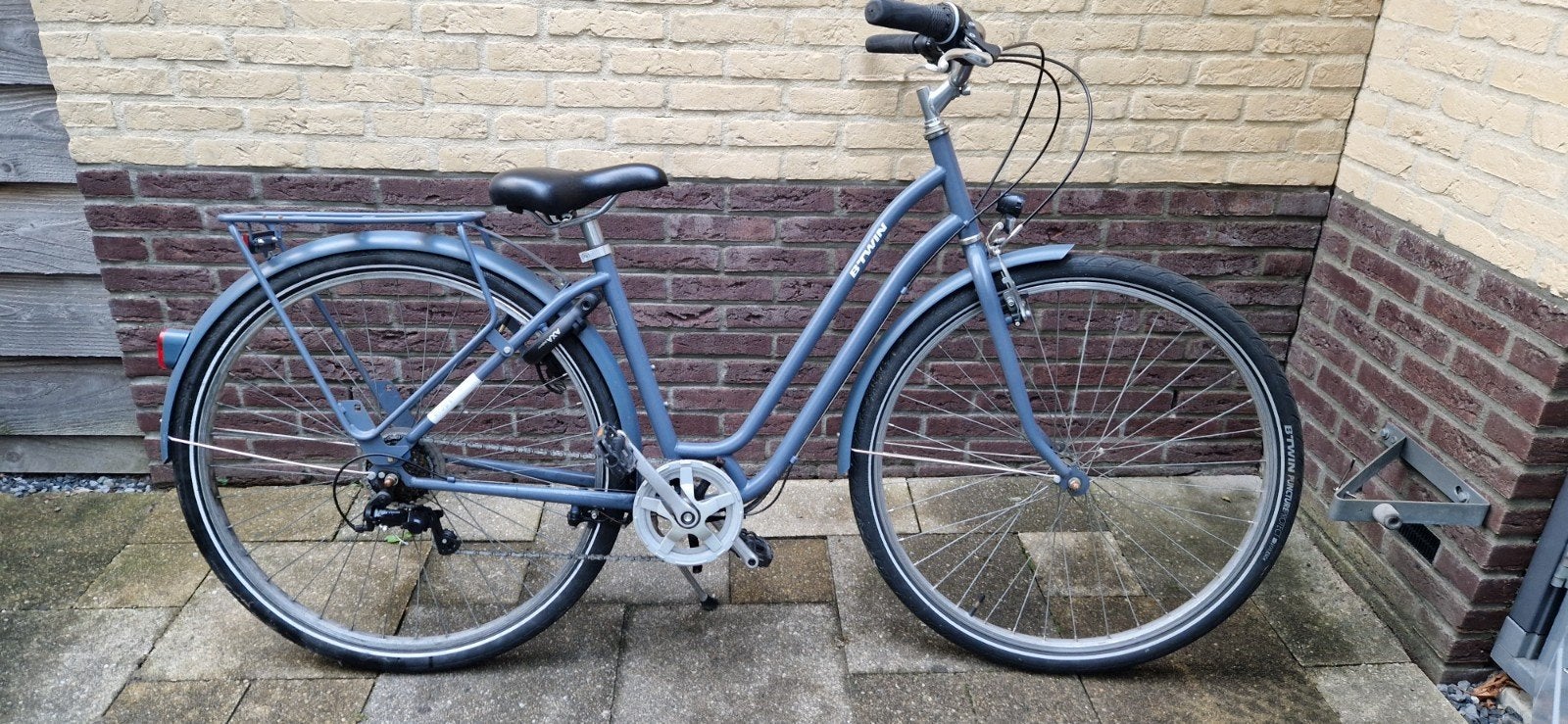 B'Twin Elops 120 fiets met 6 versnellingen, Velgrem, Versnellingen, Zo goed als nieuw, Minder dan 47 cm