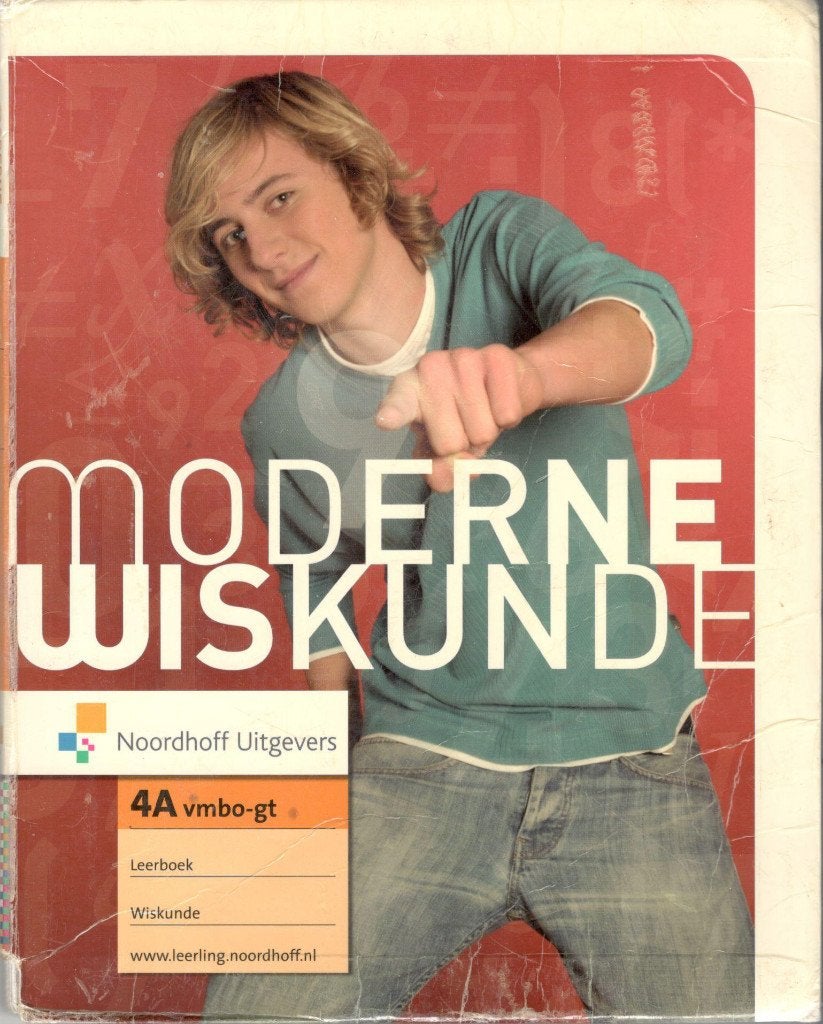 MODERNE WISKUNDE Leerboek vmbo-gt deel 4A., Ophalen of Verzenden, Gelezen, Overige niveaus