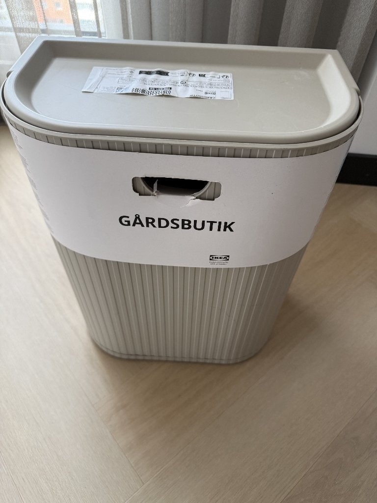 IKEA GÅRDSBUTIK Opbergbox met Deksel, Huis en Inrichting, Woonaccessoires | Kisten, Ophalen, Kunststof, Minder dan 50 cm, Minder dan 50 cm
