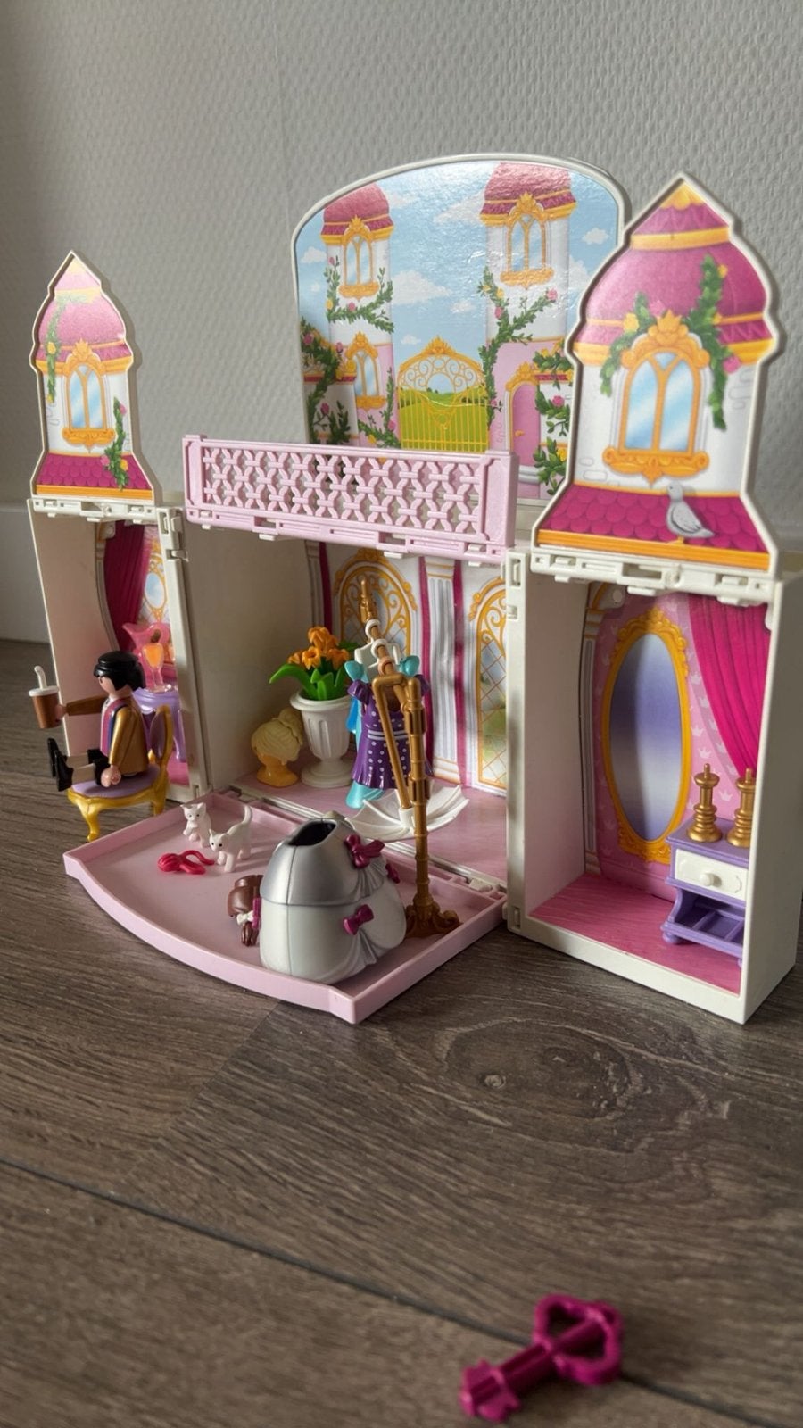 Playmobil Meeneem Kasteel Prinsessen Kasteel, Ophalen of Verzenden, Gebruikt