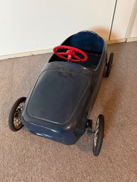 Vintage Alfa Romeo trapauto - Donkerblauw.  Auto, Ophalen of Verzenden