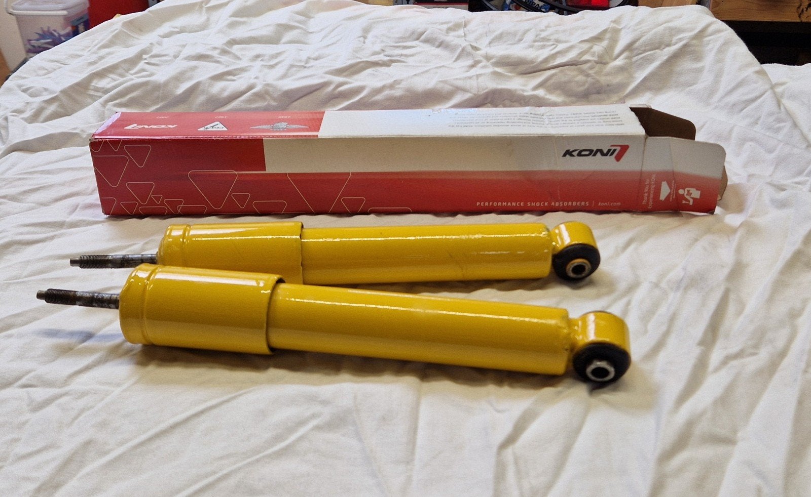 Koni schokdemper set, Opel kadett C voorzijde origineel, Auto-onderdelen, Ophanging en Onderstel, Ophalen, Gebruikt, Opel