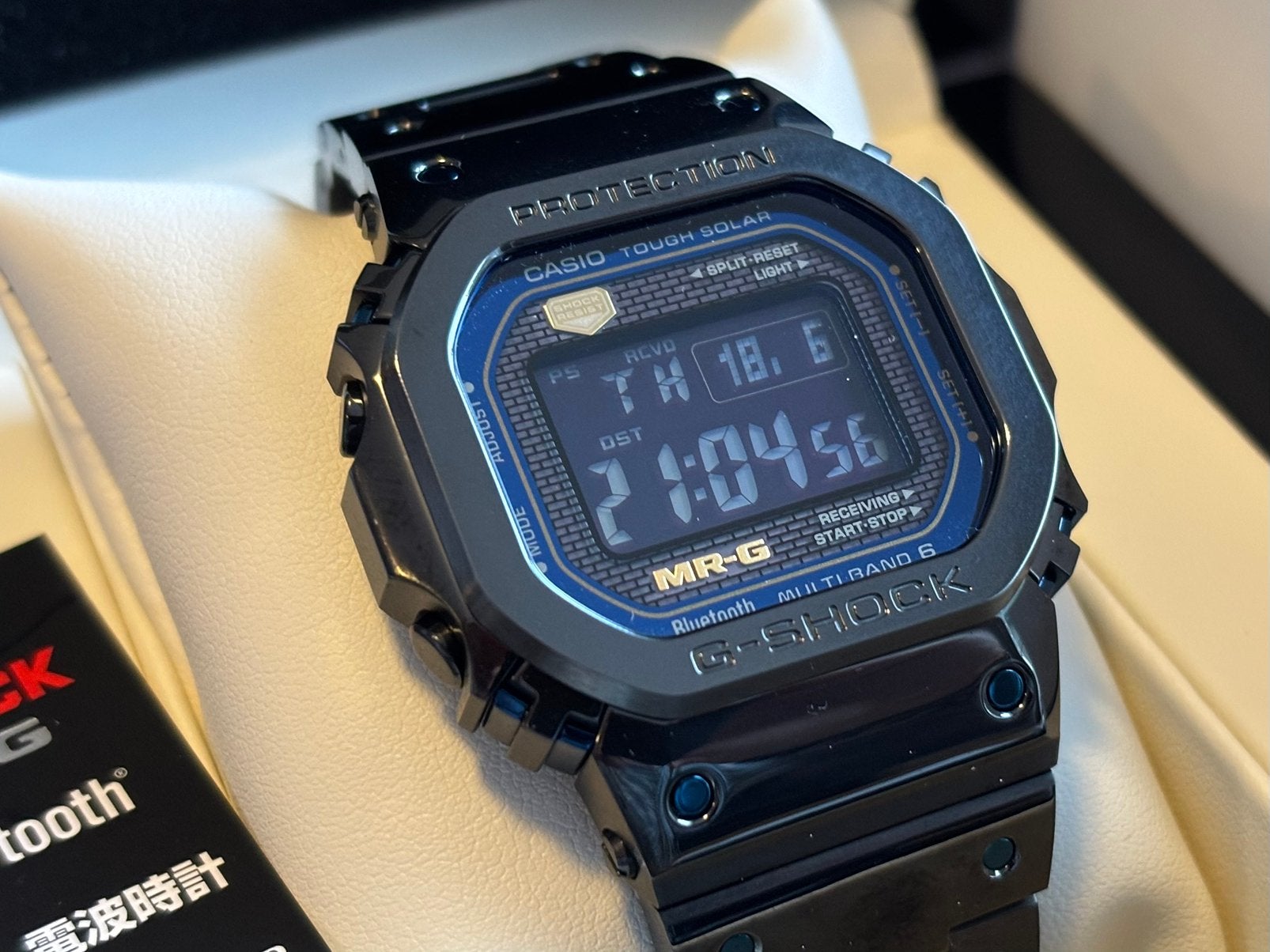 Casio G-Shock MRG-B5000BA-1JR MRG, Sieraden, Tassen en Uiterlijk, Horloges | Heren, Polshorloge, Overige materialen, Ophalen of Verzenden
