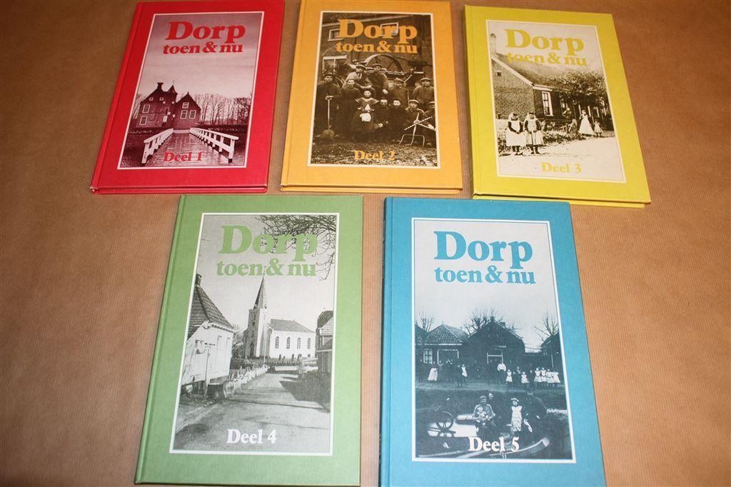 Dorp toen en nu - Volledige uitgave - 5 delen !!, Ophalen of Verzenden, Zo goed als nieuw