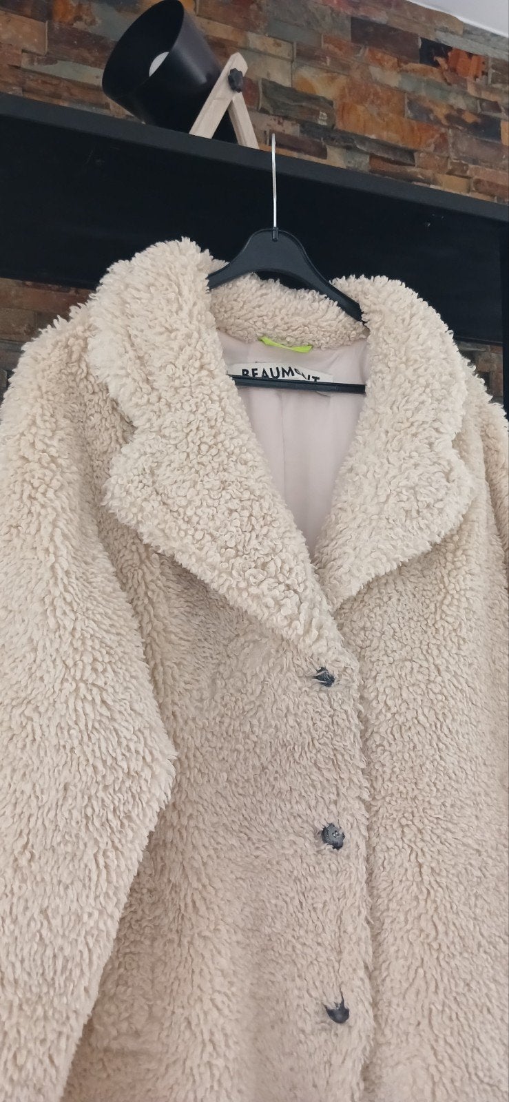 Beaumont teddy jas maat 38, Maat 38/40 (M), Beige, Beaumont, Ophalen of Verzenden