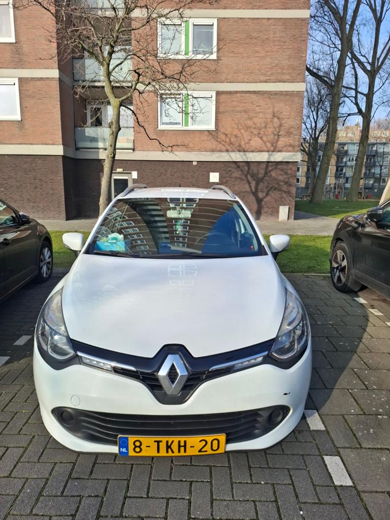 wit clio estate 1.4 diesel 2014, Euro 5, Stof, USB, Zwart