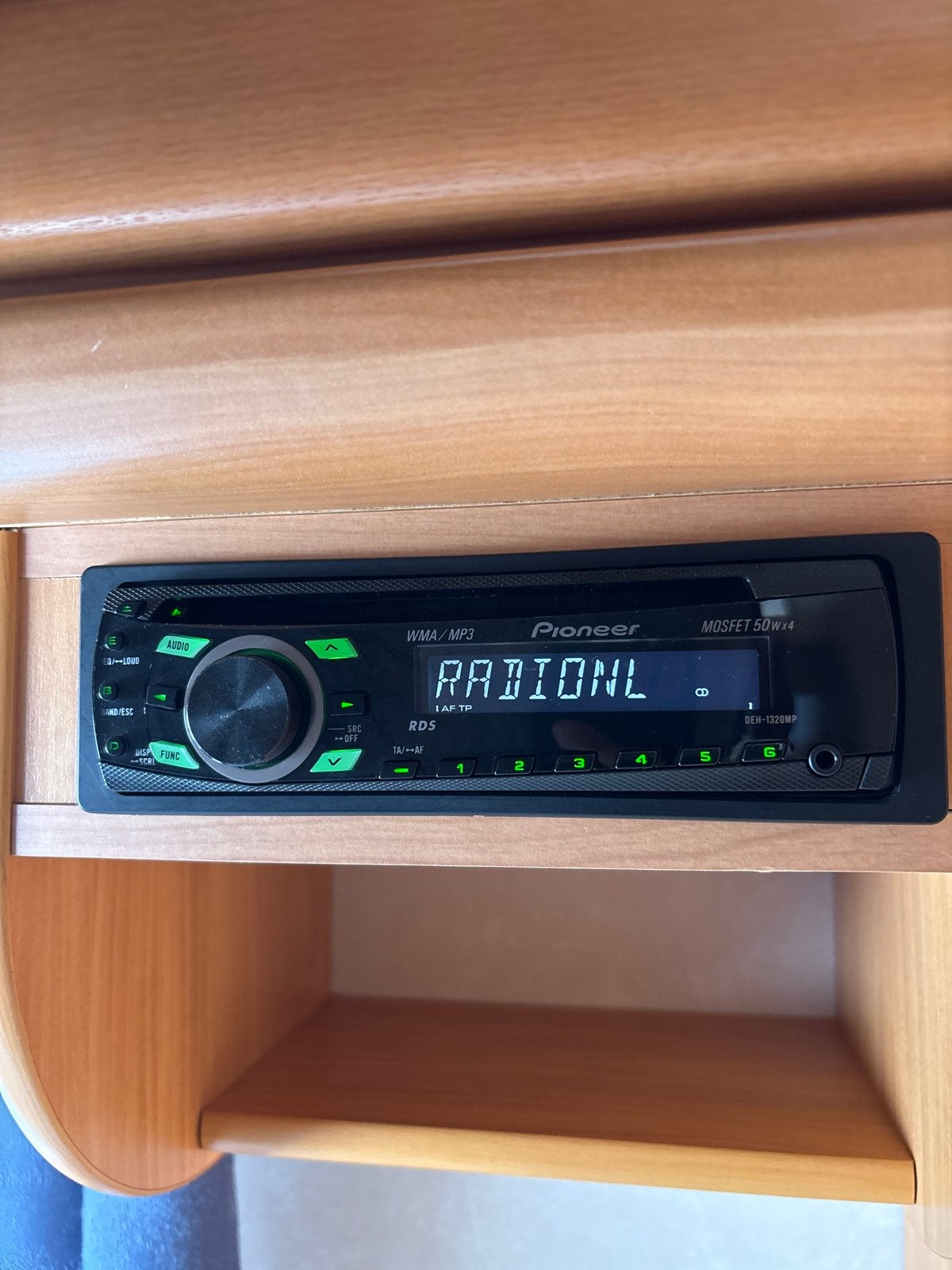 Pioneer DEH-1320MP Autoradio met CD/MP3/WMA, Auto diversen, Autoradio's, Ophalen, Gebruikt