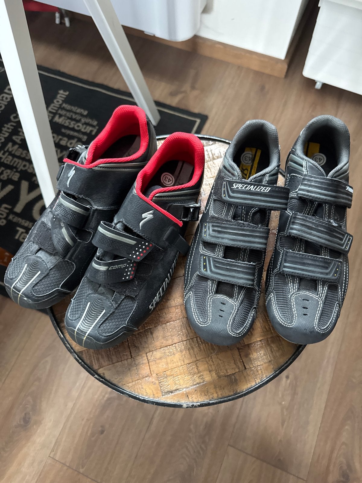 2 paar Specialized spinschoenen, maat 43, zo goed als nieuw, Schoenen, Overige maten, Ophalen of Verzenden, Zo goed als nieuw